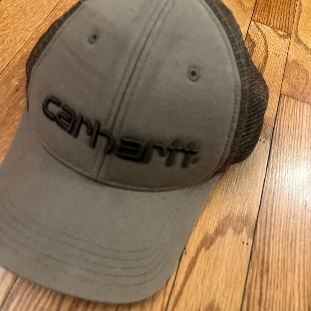 Carhartt Tan and Brown Mesh Cap